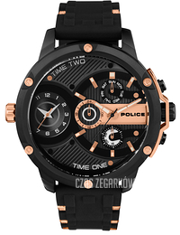 Police Leader Czarny/Guma Ø52 mm PL15049JSB/02P