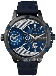 Police Leader Niebieski/Guma Ø52 mm PL15049JSU.03