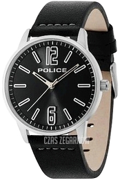 Police Czarny/Skóra Ø43 mm PL15142JS.02