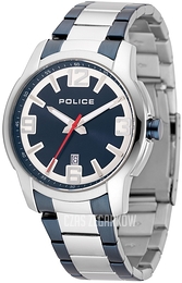 Police Niebieski/Stal Ø43 mm PL15292JS.03MTBL