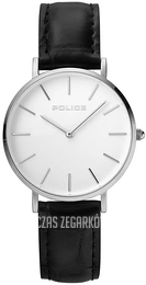 Police Biały/Skóra Ø35 mm PL15304BS.01SET