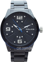 Police Czarny/Stal Ø46 mm PL15306JSB.02M