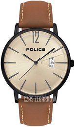 Police Beżowy/Skóra Ø44 mm PL15307JSB/07