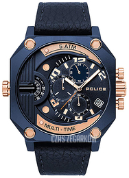 Police Funrace Niebieski/Skóra PL15385JSBL/03