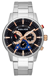 Police Czarny/Stal Ø48 mm PL15523JS/02M