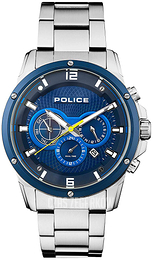 Police Niebieski/Stal Ø47 mm PL15525JSTBL/03M