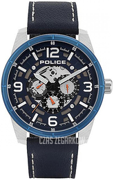 Police Niebieski/Skóra Ø49 mm PL15663JSTBL.03