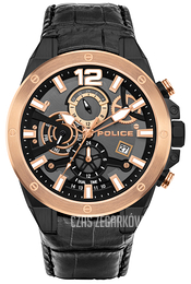 Police Czarny/Skóra Ø48.5 mm PL15711JSBR/61