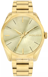 Police Szampański/Stal w odcieniu złota Ø44 mm PL15712JSG.06M