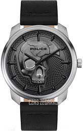 Police Bleder Szary/Skóra Ø44 mm PL15714JS.61