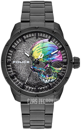 Police Neist Szary/Stal Ø45 mm PL15715JSB.78