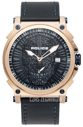 Police Compass Niebieski/Skóra Ø53 mm PL15728JSR/03