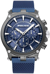 Police Niebieski/Stal Ø47 mm PL15920JSU.03MMBL