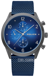 Police Niebieski/Stal Ø44 mm PL15922JSU/03MMBL