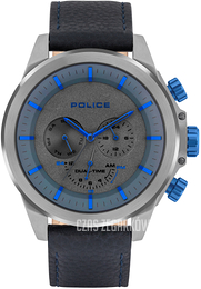 Police Belmont Szary/Skóra Ø52 mm PL15970JSU.61