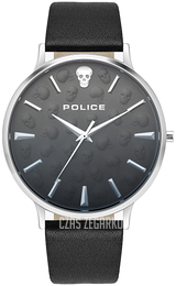 Police Tasman Szary/Skóra Ø42 mm PL16023JS.02