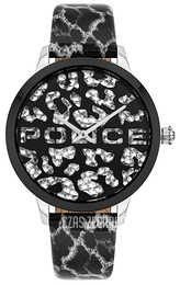 Police Bagan Czarny/Skóra Ø36 mm PL16028MSTB/02