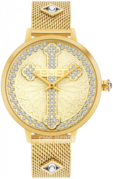Police Socotra Żółte złoto/Stal w odcieniu złota Ø36 mm PL16031MGS.22MMA