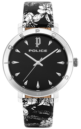 Police Ponta Czarny/Skóra Ø36 mm PL16033MS/02