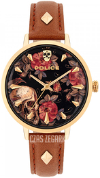 Police Miona Czarny/Stal w odcieniu złota Ø36 mm PL16034MSG.02