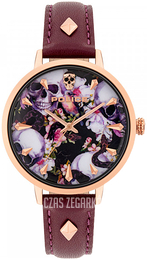 Police Miona Czarny/Stal w kolorze różowego złota Ø36 mm PL16034MSR.02A