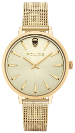 Police Miona Zloty/Pozlacana Ø36 mm PL16035MSG/22MM