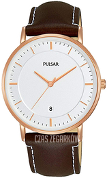Pulsar Dress Biały/Skóra Ø38 mm PG8258X1