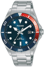 Pulsar Niebieski/Stal Ø41.6 mm PG8291X1