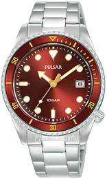 Pulsar Czerwony/Stal Ø36 mm PG8335X1