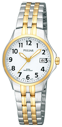 Pulsar Dress Biały/Stal w odcieniu złota Ø26 mm PH7222X1