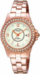 Pulsar Kremowy/Stal w kolorze różowego złota Ø30 mm PH7406X1