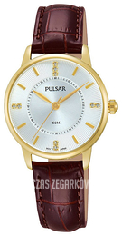 Pulsar Dress Biały/Skóra Ø29 mm PH8182X1