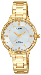 Pulsar Dress Srebrny/Stal w odcieniu złota Ø30 mm PH8218X1