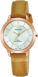 Pulsar Srebrny/Skóra Ø28 mm PH8374X1