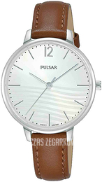Pulsar Srebrny/Skóra Ø32 mm PH8487X1