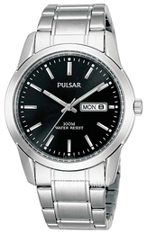 Pulsar Dress Czarny/Stal Ø38 mm PJ6021X1