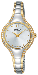 Pulsar Dress Srebrny/Stal w odcieniu złota Ø28 mm PM2228X1