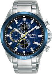Pulsar Niebieski/Stal Ø43 mm PM3181X1