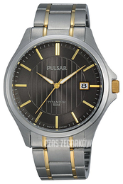 Pulsar Dress Szary/Stal w odcieniu złota Ø40 mm PS9429X1