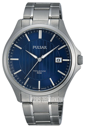 Pulsar Dress Niebieski/Tytan Ø40 mm PS9433X1