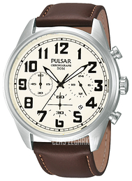 Pulsar Kremowy/Skóra Ø45 mm PT3337X1