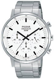 Pulsar Sport Biały/Stal Ø42 mm PT3883X1