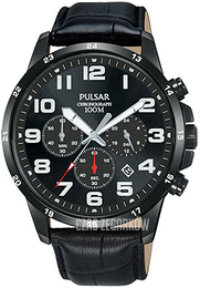 Pulsar Regular Czarny/Skóra Ø43 mm PT3A07X1