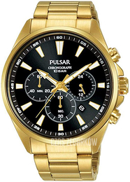 Pulsar Classic Czarny/Stal w odcieniu złota Ø43 mm PT3A40X1