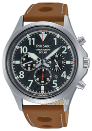 Pulsar Sport Czarny/Skóra Ø43 mm PX5023X1