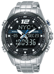 Pulsar Solar Czarny/Stal Ø45 mm PZ4027X1