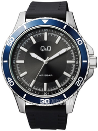 Q&Q Classic Czarny/Guma Ø48 mm QB24J302Y