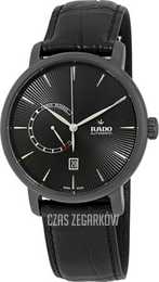 Rado Diamaster Czarny/Skóra Ø43 mm R14137156