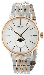 Rado Coupole Biały/Stal w kolorze różowego złota Ø34 mm R22883943