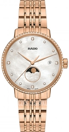 Rado Coupole Biały/Stal w kolorze różowego złota Ø34 mm R22884923
